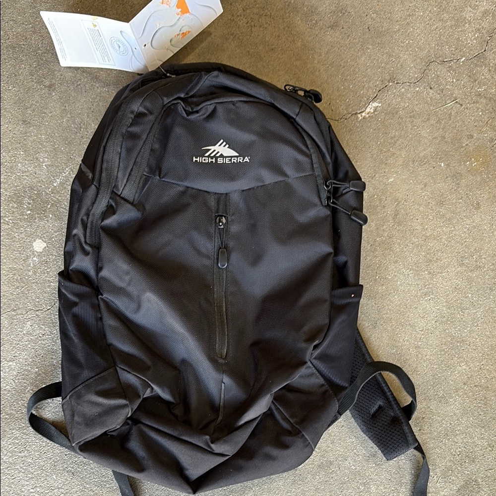 High Sierra Black Backpack for Men